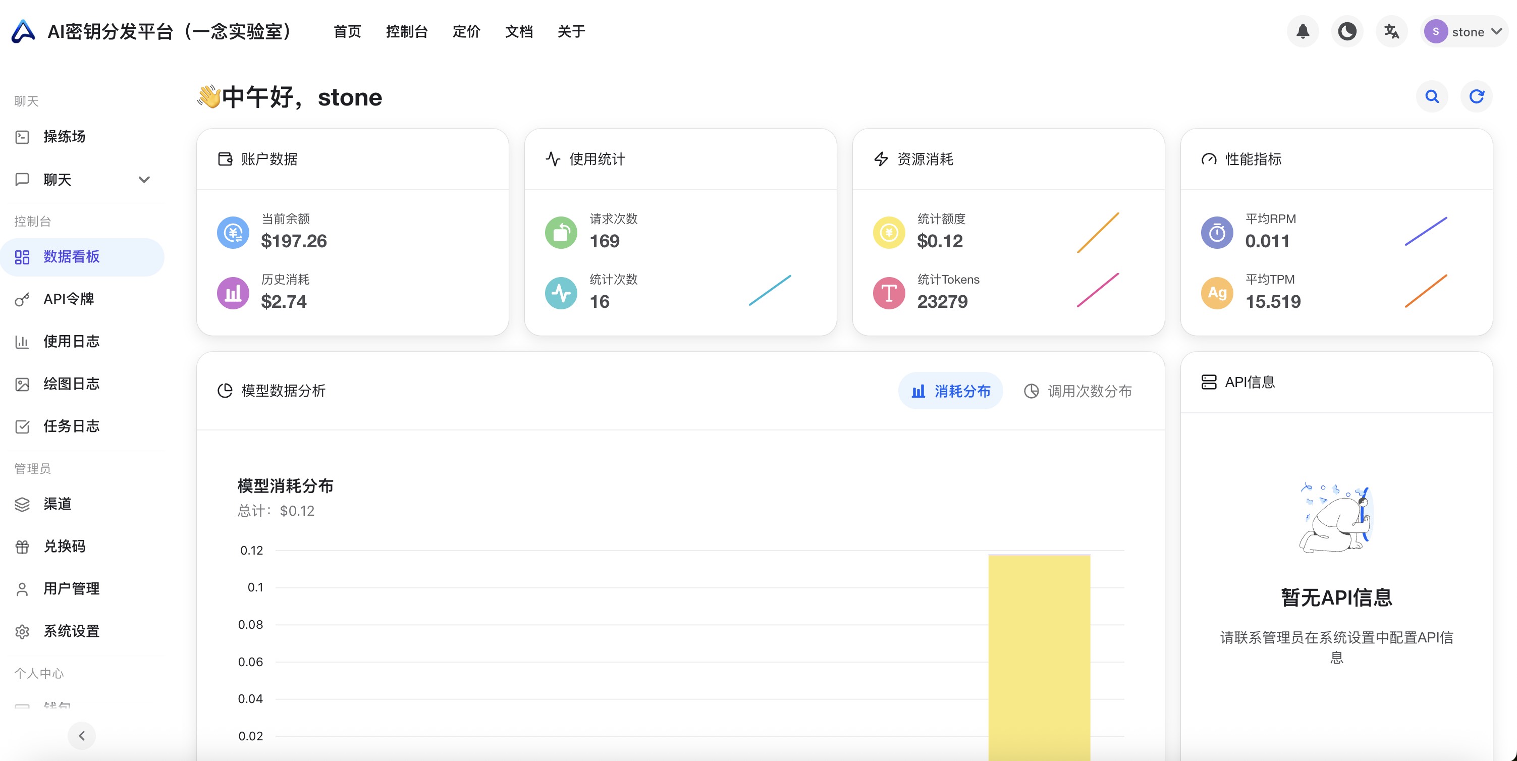 一念实验室AI密钥分发平台：一个API Key，玩转顶尖AI模型！