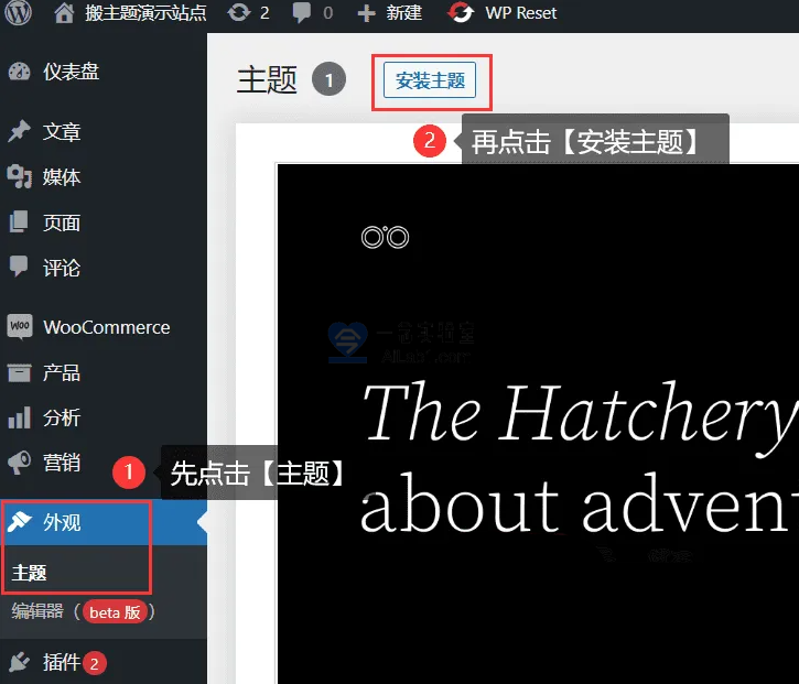 WordPress 主题 | 插件 | 汉化文件 安装详细图文教程